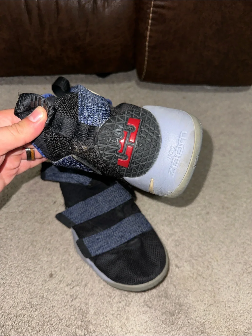 Nike LeBron Zoom Soldier 11 Glacier Grey 897644-005